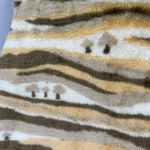 Without Walls Men's Large Hipster Striped Mushroom Sherpa Vest Urban Outfitters - Picture 9 of 16